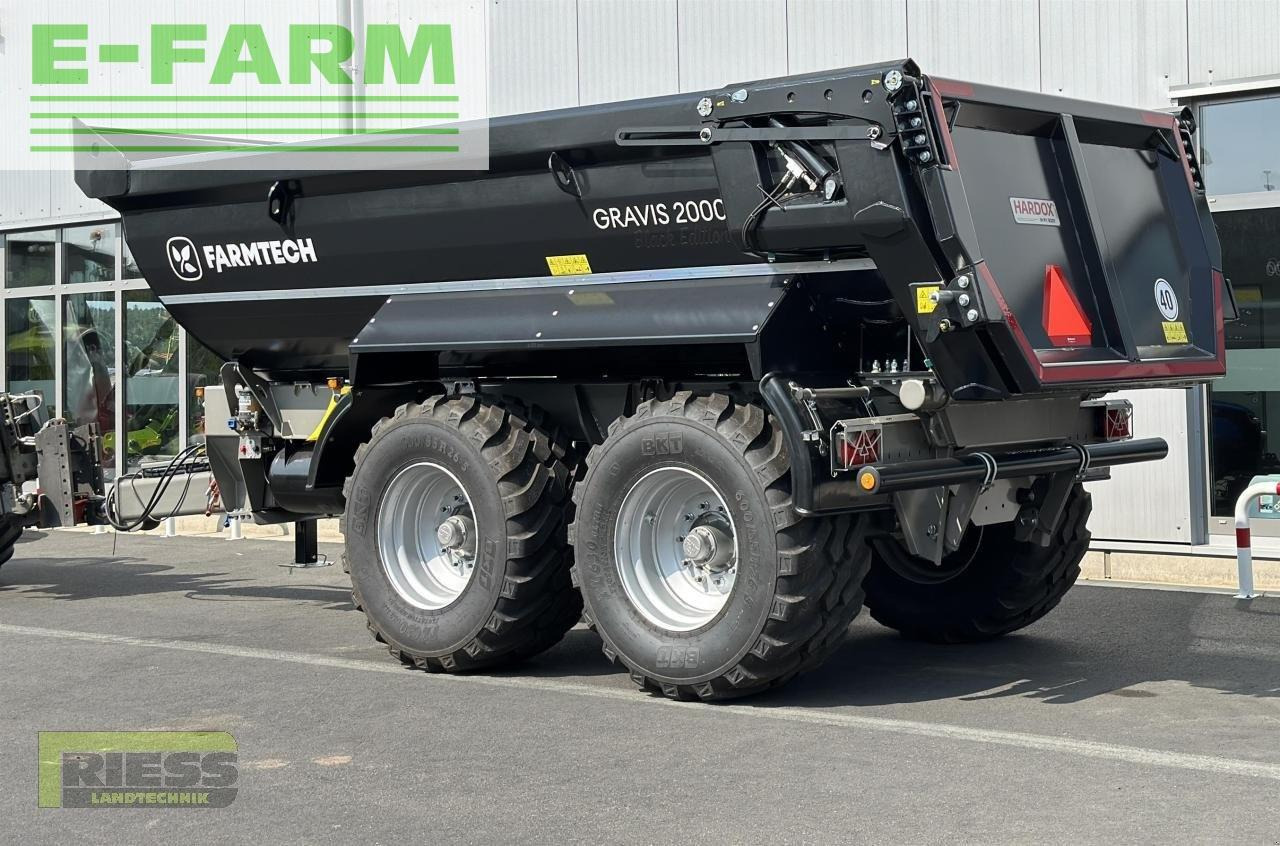 Remolque volquete agrícola Farmtech gravis 2000 hardox black edition: foto 7 Remolque volquete agrícola Farmtech gravis 2000 hardox black edition: foto 7