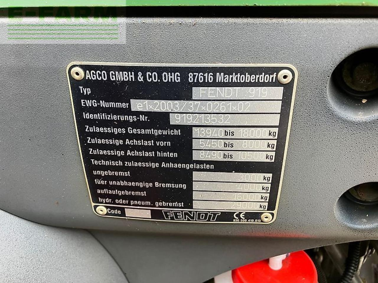 Tractor Fendt 922 com 3 *motor überholt*: foto 38