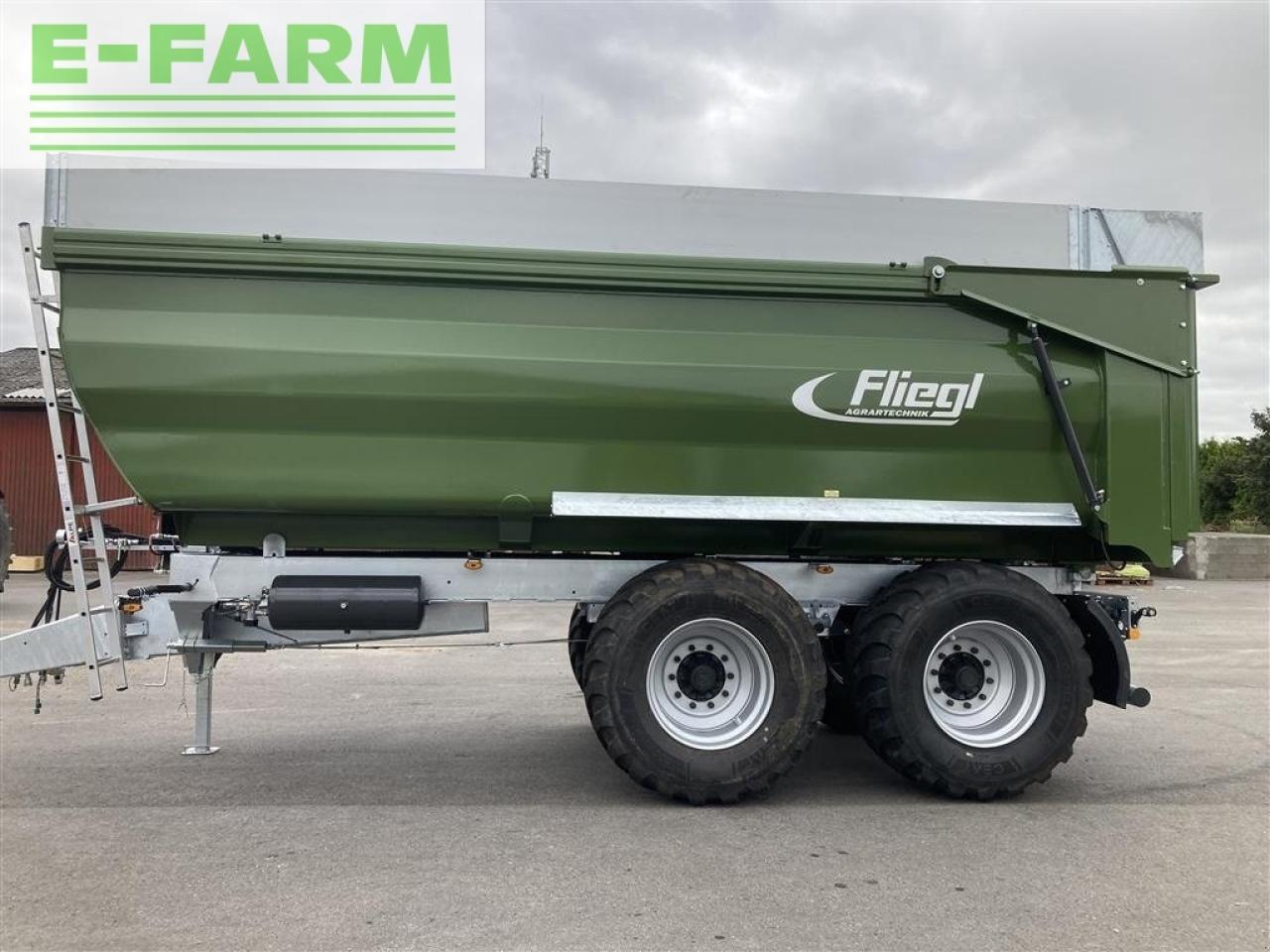 Fliegl tmk 264 fox profi m/400 mm kornoverbygning - Remolque volquete agrícola: foto 2 Fliegl tmk 264 fox profi m/400 mm kornoverbygning - Remolque volquete agrícola: foto 2