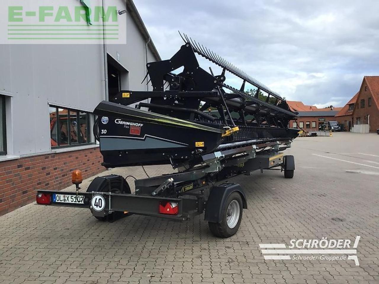 Geringhoff flex 30 / 9,15m + wagen - Cabezal de grano: foto 3 Geringhoff flex 30 / 9,15m + wagen - Cabezal de grano: foto 3