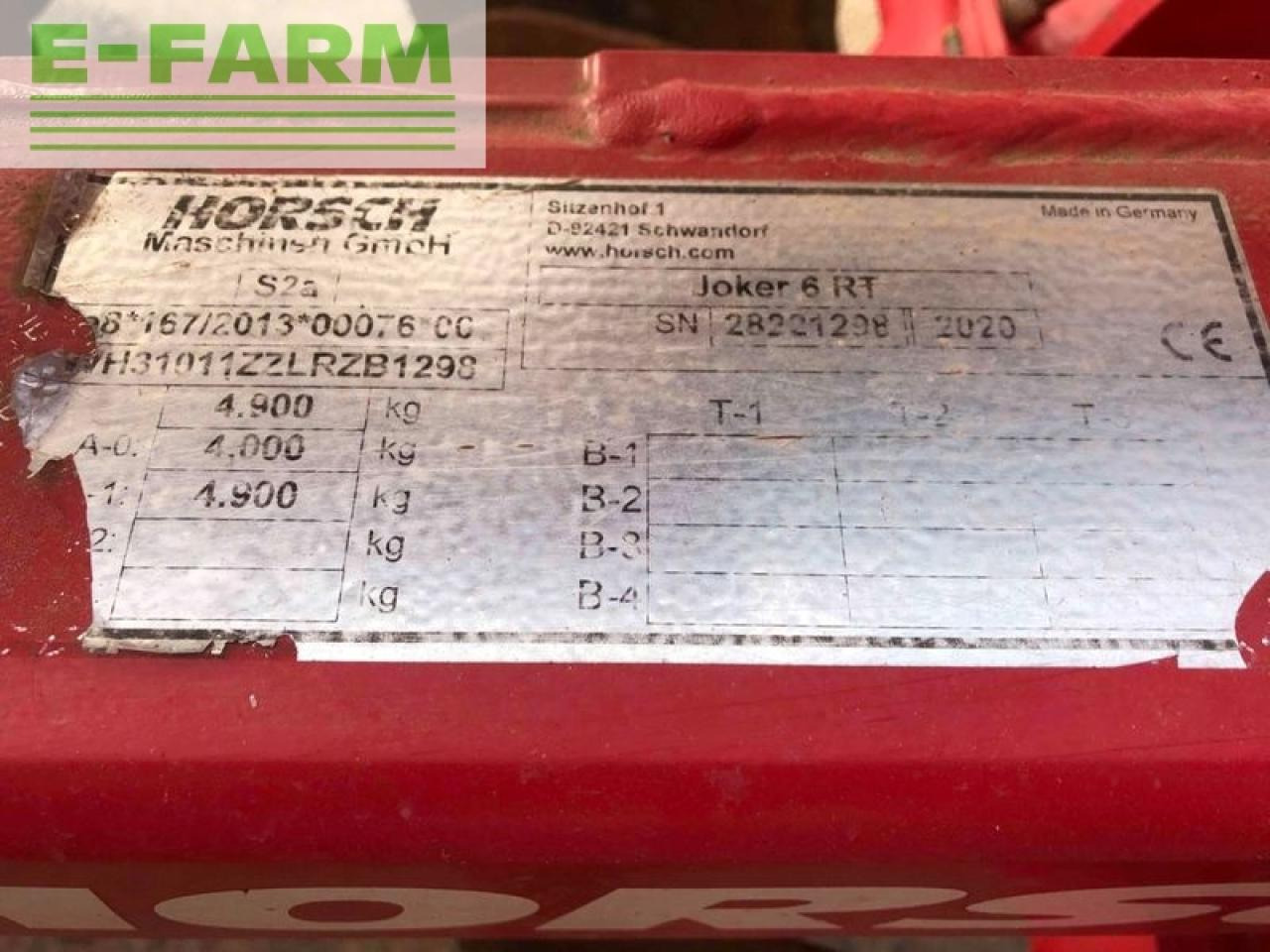 Horsch joker 6 rt - Rastras: foto 2 Horsch joker 6 rt - Rastras: foto 2