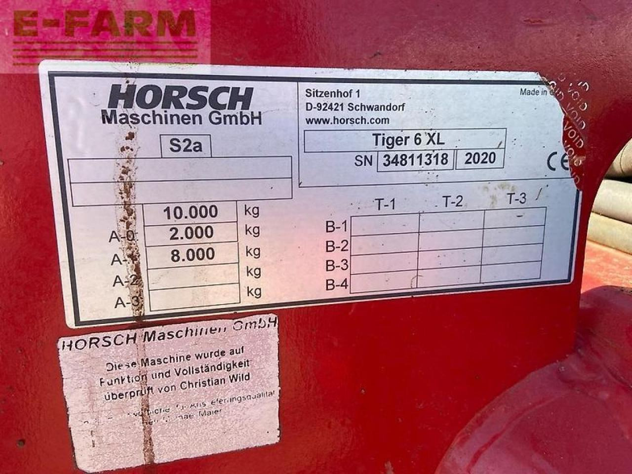 Horsch tiger 6 xl - Cultivador: foto 4 Horsch tiger 6 xl - Cultivador: foto 4