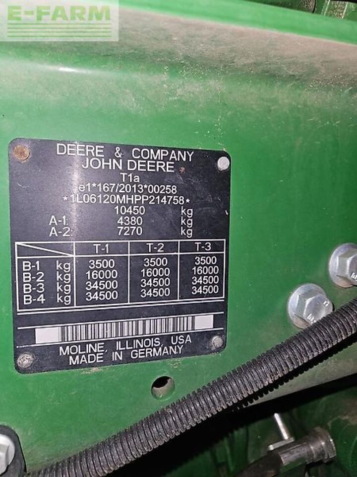 John Deere 6120m - Tractor: foto 2 John Deere 6120m - Tractor: foto 2