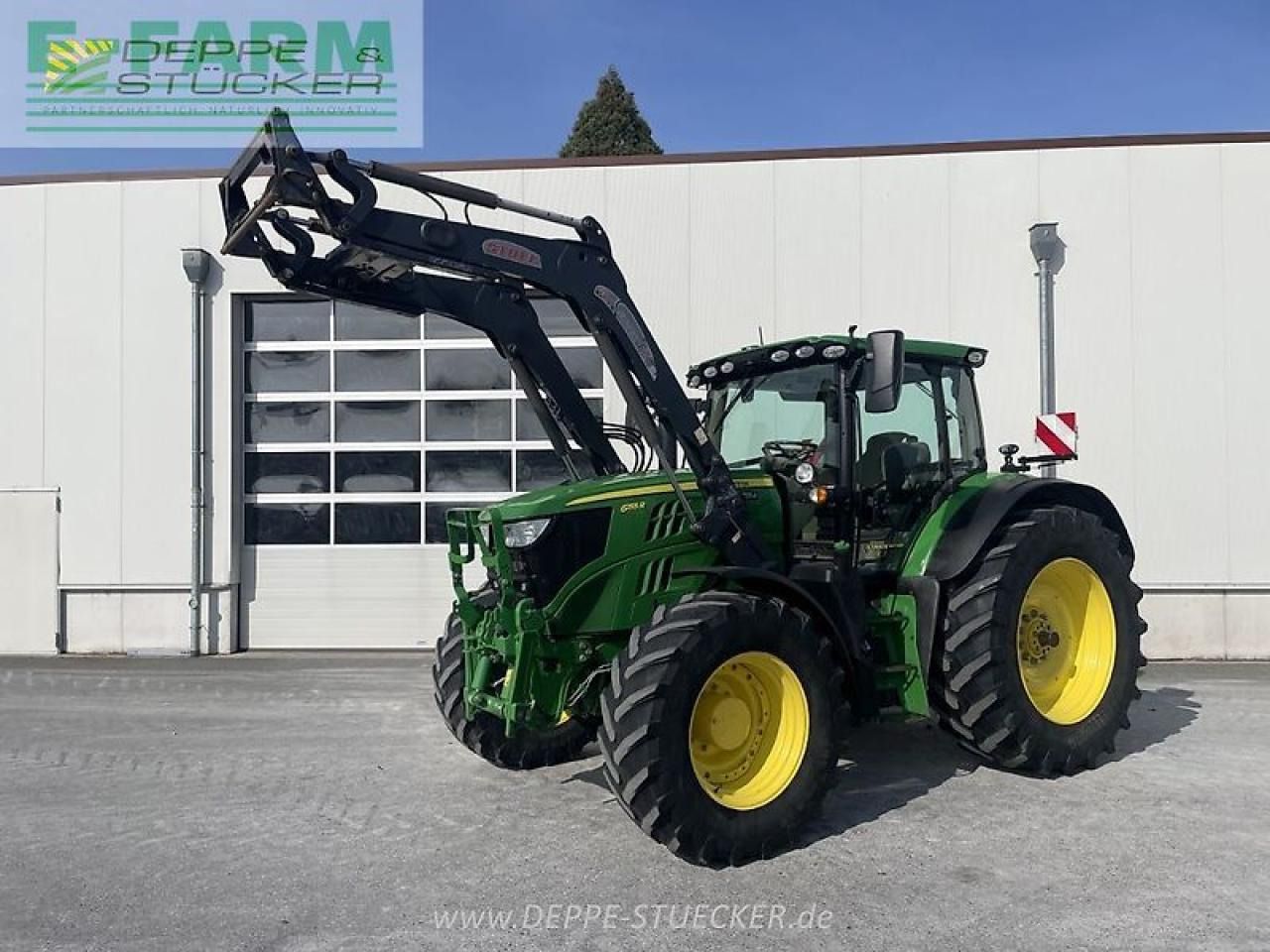 John Deere 6155r mit stoll fz 40.1 - Tractor: foto 1 John Deere 6155r mit stoll fz 40.1 - Tractor: foto 1