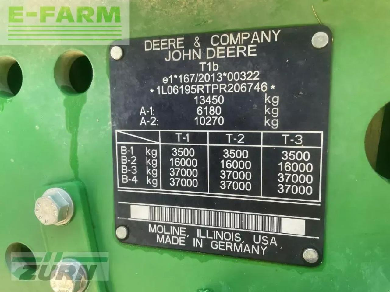 John Deere 6r195 / 6r 195 - Tractor: foto 5 John Deere 6r195 / 6r 195 - Tractor: foto 5