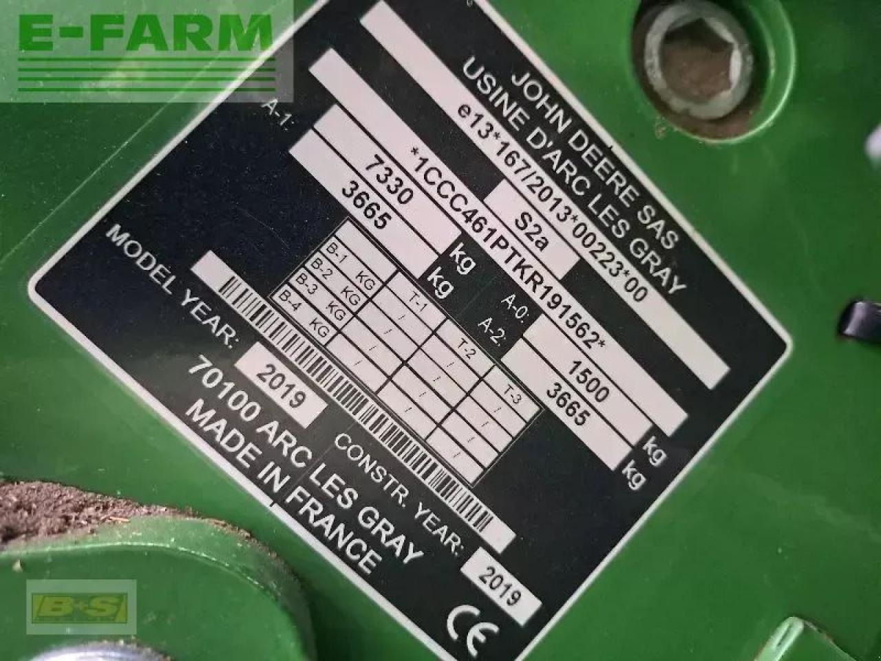 Empacadora de pacas cuadradas John Deere c461r: foto 19 Empacadora de pacas cuadradas John Deere c461r: foto 19