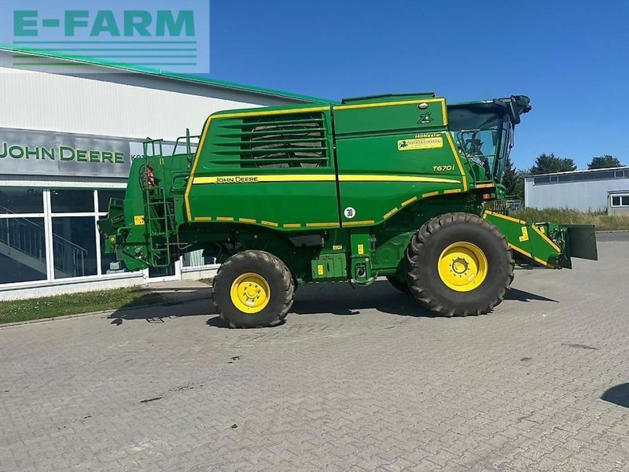 John Deere t670 hm - Cosechadora de granos: foto 3 John Deere t670 hm - Cosechadora de granos: foto 3