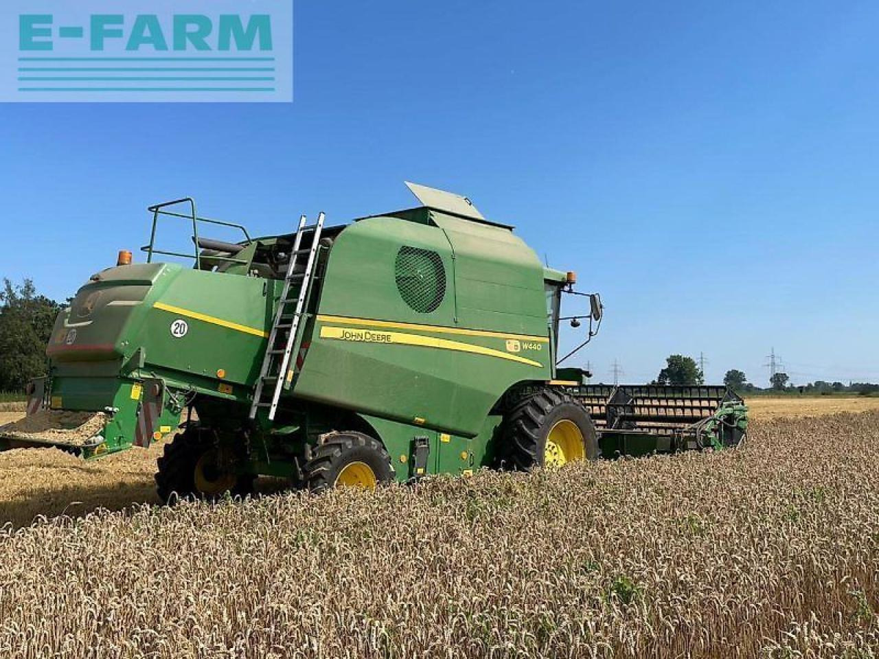 Cosechadora de granos John Deere w440 ptc: foto 8