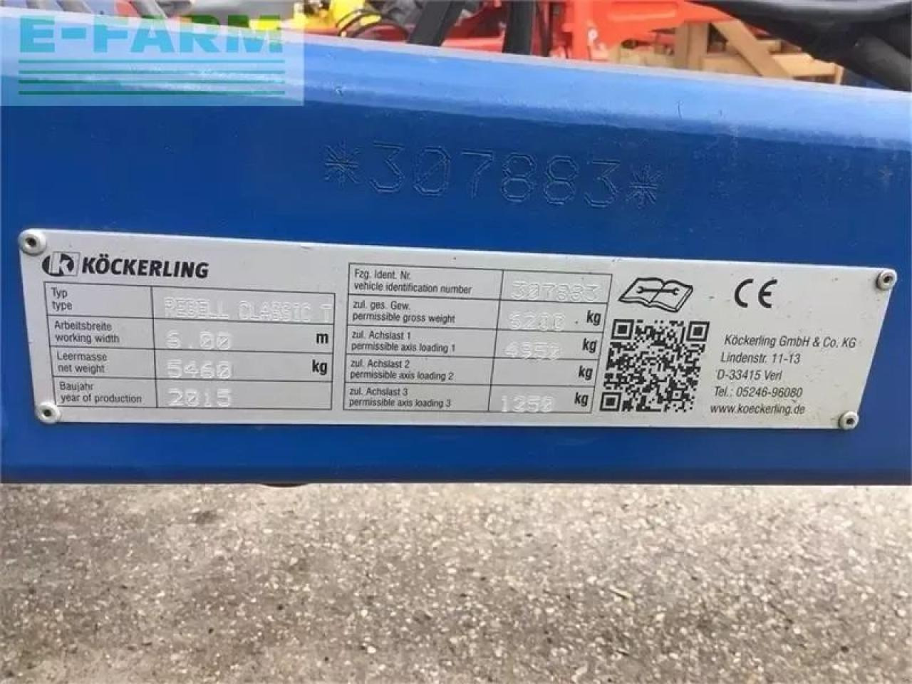 Köckerling rebell classic t 600 apv spreder - efterharve - Equipo para trabajo del suelo: foto 5 Köckerling rebell classic t 600 apv spreder - efterharve - Equipo para trabajo del suelo: foto 5
