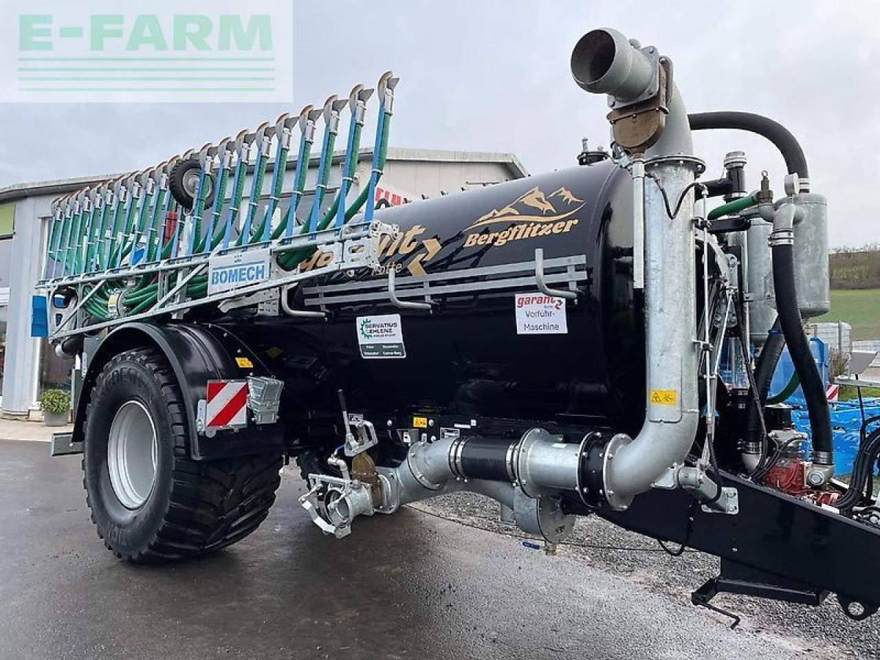 Maquinaria para fertilización Kotte ve 12600 bergflitzer mit bomech 12m und saugarm: foto 10