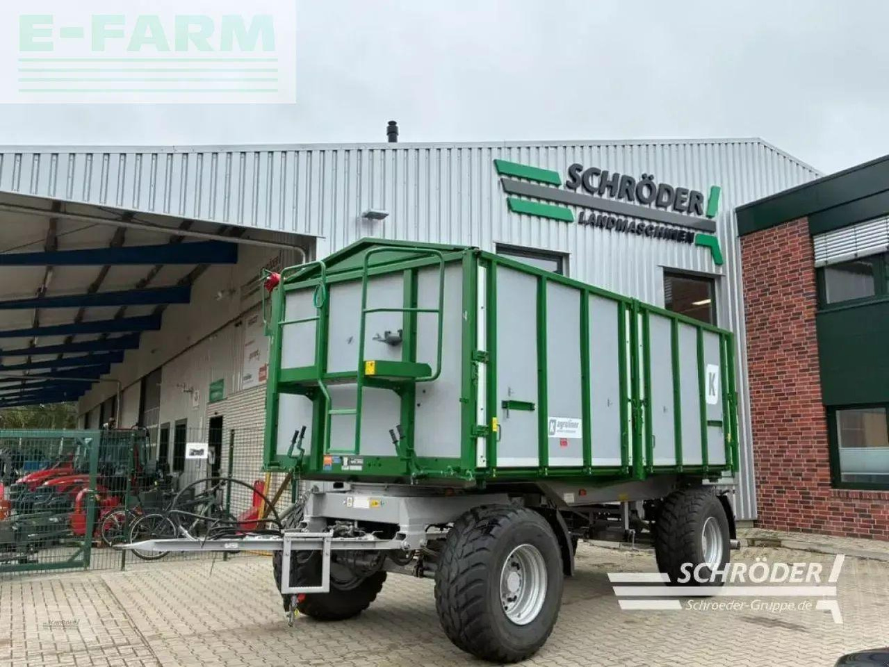 Kröger hkd 302 | seitenbordwände als portal - Remolque agrícola: foto 1 Kröger hkd 302 | seitenbordwände als portal - Remolque agrícola: foto 1