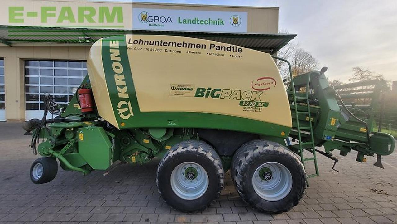 Krone big pack 1270 xc multi-bale - Empacadora de pacas cuadradas: foto 1 Krone big pack 1270 xc multi-bale - Empacadora de pacas cuadradas: foto 1