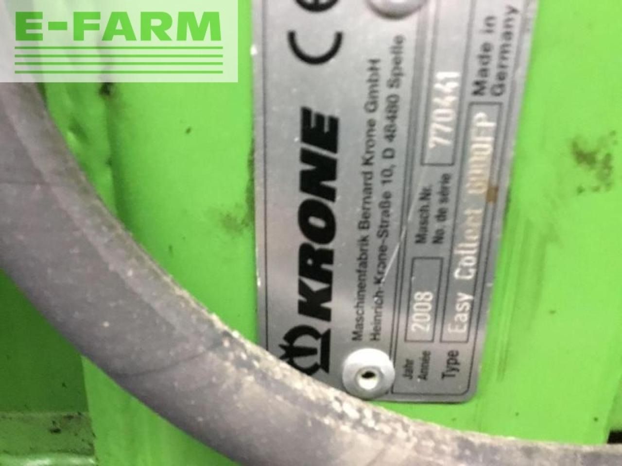 Krone easy collect 6000 fp - Cabezal de maíz: foto 5 Krone easy collect 6000 fp - Cabezal de maíz: foto 5