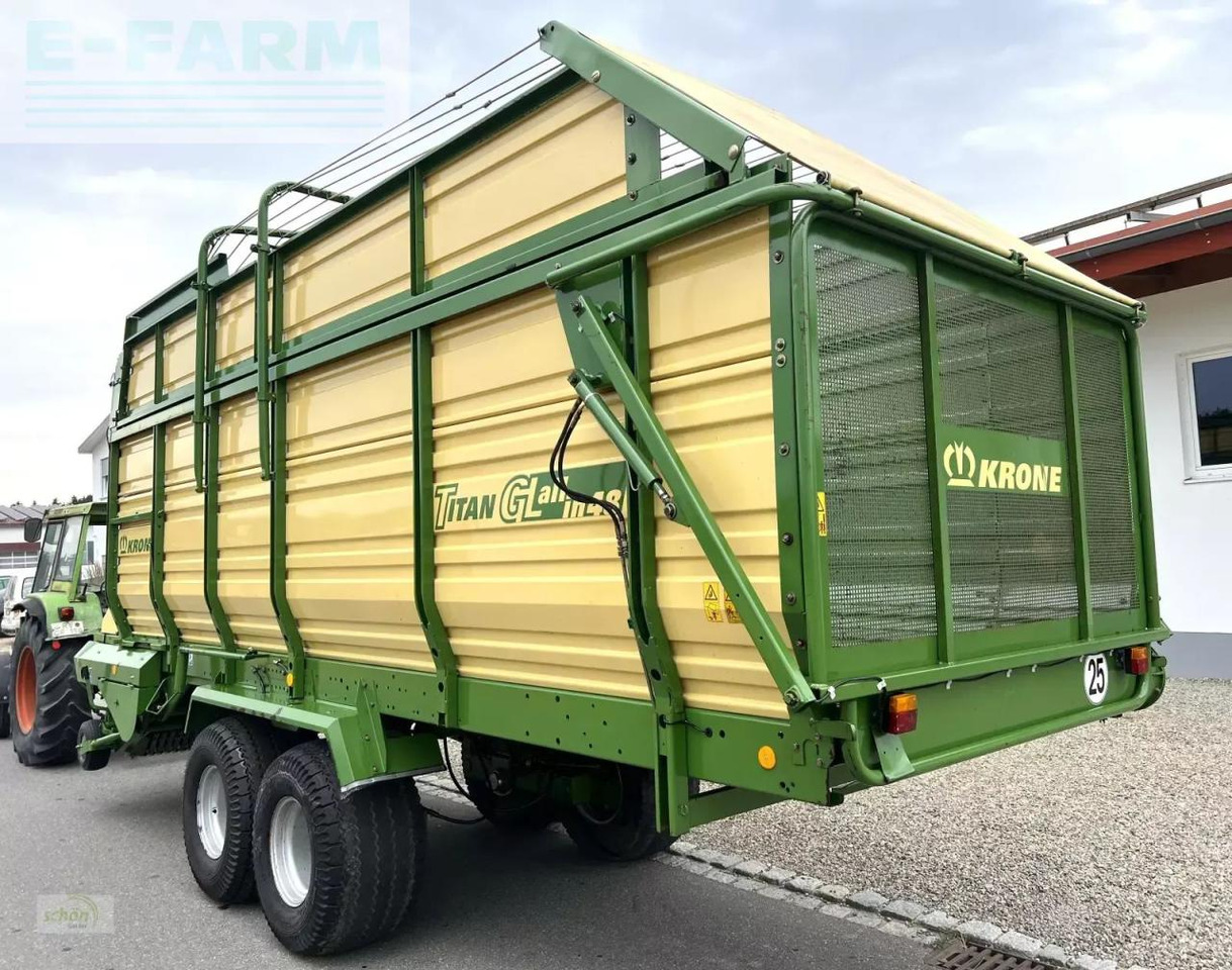 Krone titan 6/48 gl all in - ein großer schwingen-ladewagen mit druckluftbremse - Remolque autocargador: foto 4 Krone titan 6/48 gl all in - ein großer schwingen-ladewagen mit druckluftbremse - Remolque autocargador: foto 4