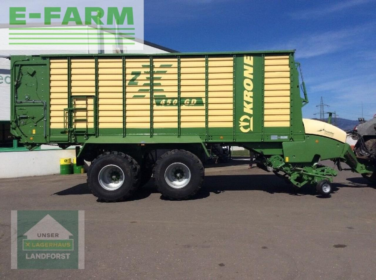 Krone zx 450 gd - Remolque autocargador: foto 2 Krone zx 450 gd - Remolque autocargador: foto 2