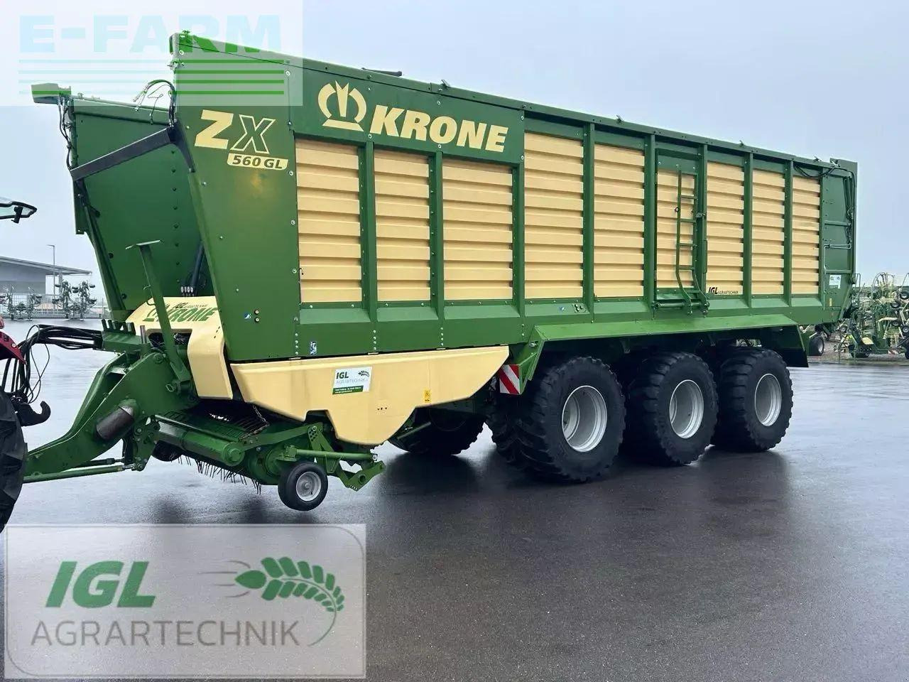 Krone zx 560 gl - Remolque autocargador: foto 1 Krone zx 560 gl - Remolque autocargador: foto 1