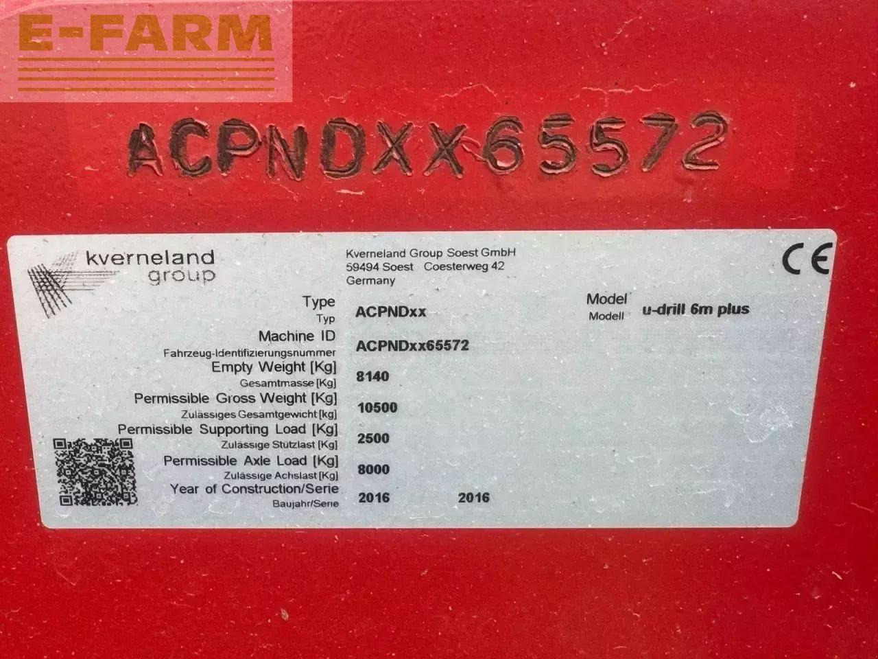 Kverneland u drill 600 - Combinado de siembra: foto 3 Kverneland u drill 600 - Combinado de siembra: foto 3