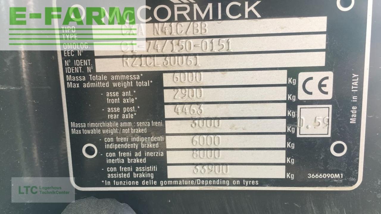 Tractor McCormick cx75: foto 20 Tractor McCormick cx75: foto 20