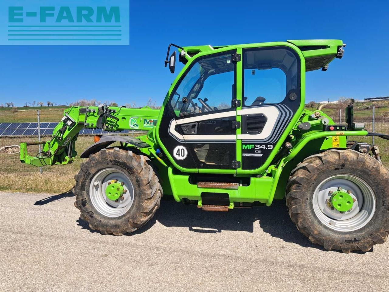 Manipulador telescópico Merlo multifarmer 34,9 cs-cvtronic: foto 6