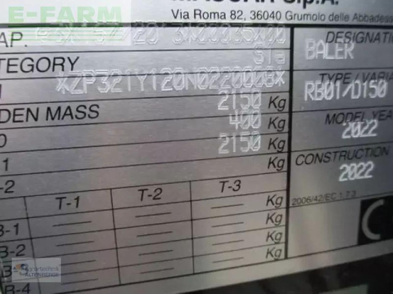 Empacadora de pacas cuadradas New Holland br 150 utility: foto 7