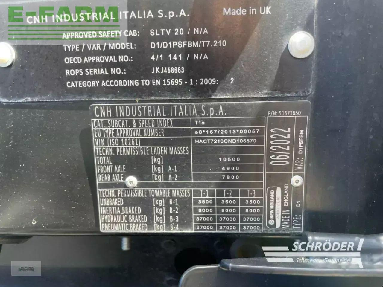 Tractor New Holland t 7.210: foto 7