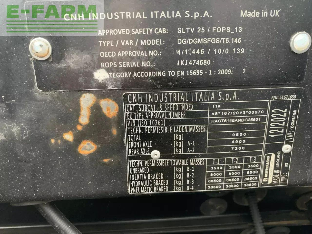 Tractor New Holland t6.145 dynamic command: foto 10 Tractor New Holland t6.145 dynamic command: foto 10