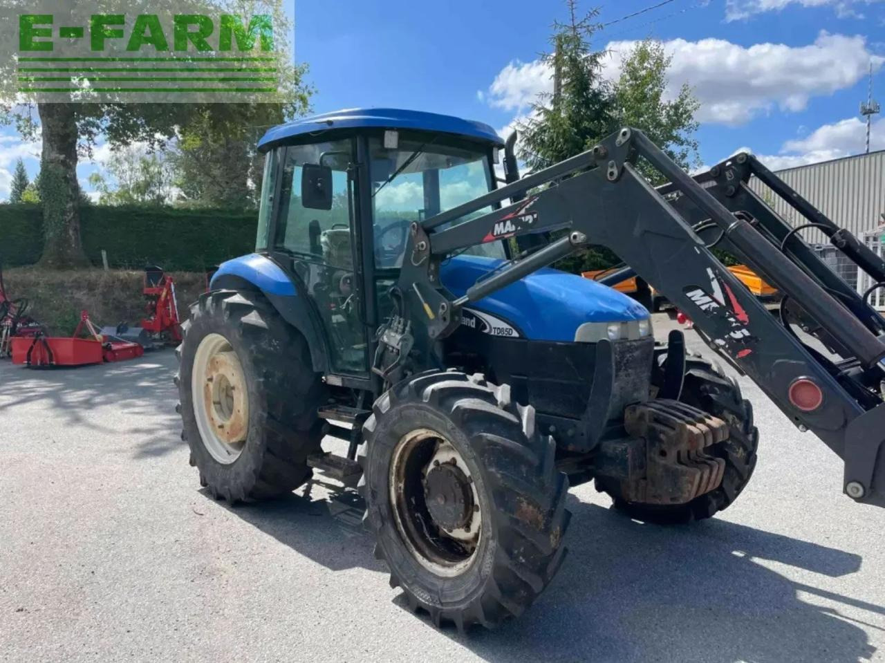 New Holland tracteur agricole td85d new holland D - Tractor: foto 5 New Holland tracteur agricole td85d new holland D - Tractor: foto 5