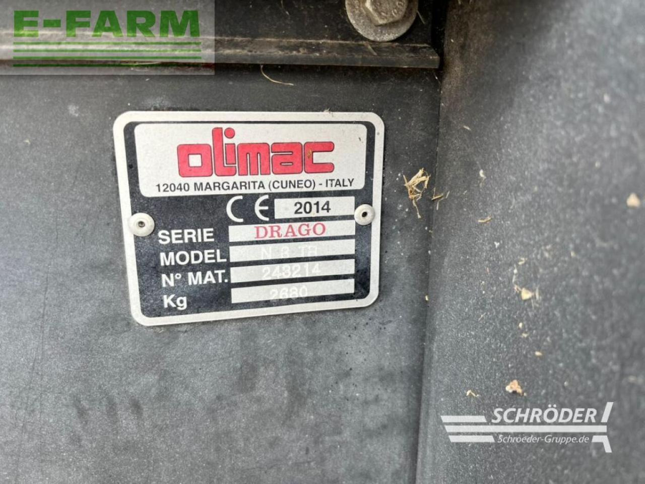 Olimac drago n 8 tr 6,00 m - Accesorios para cosechadoras de forraje: foto 2 Olimac drago n 8 tr 6,00 m - Accesorios para cosechadoras de forraje: foto 2