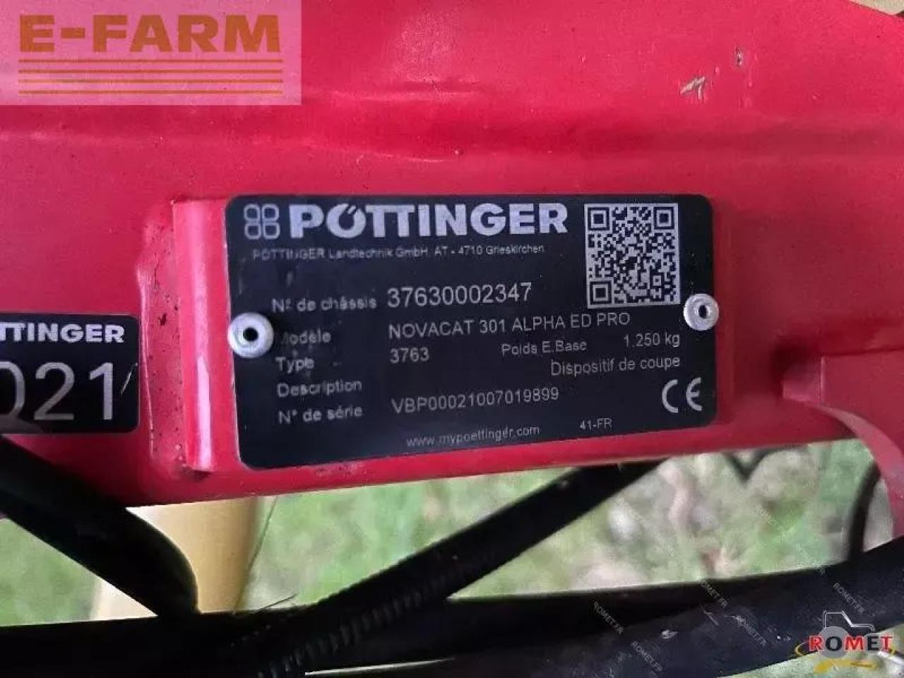 Segadora Pöttinger novacat a10ed: foto 9