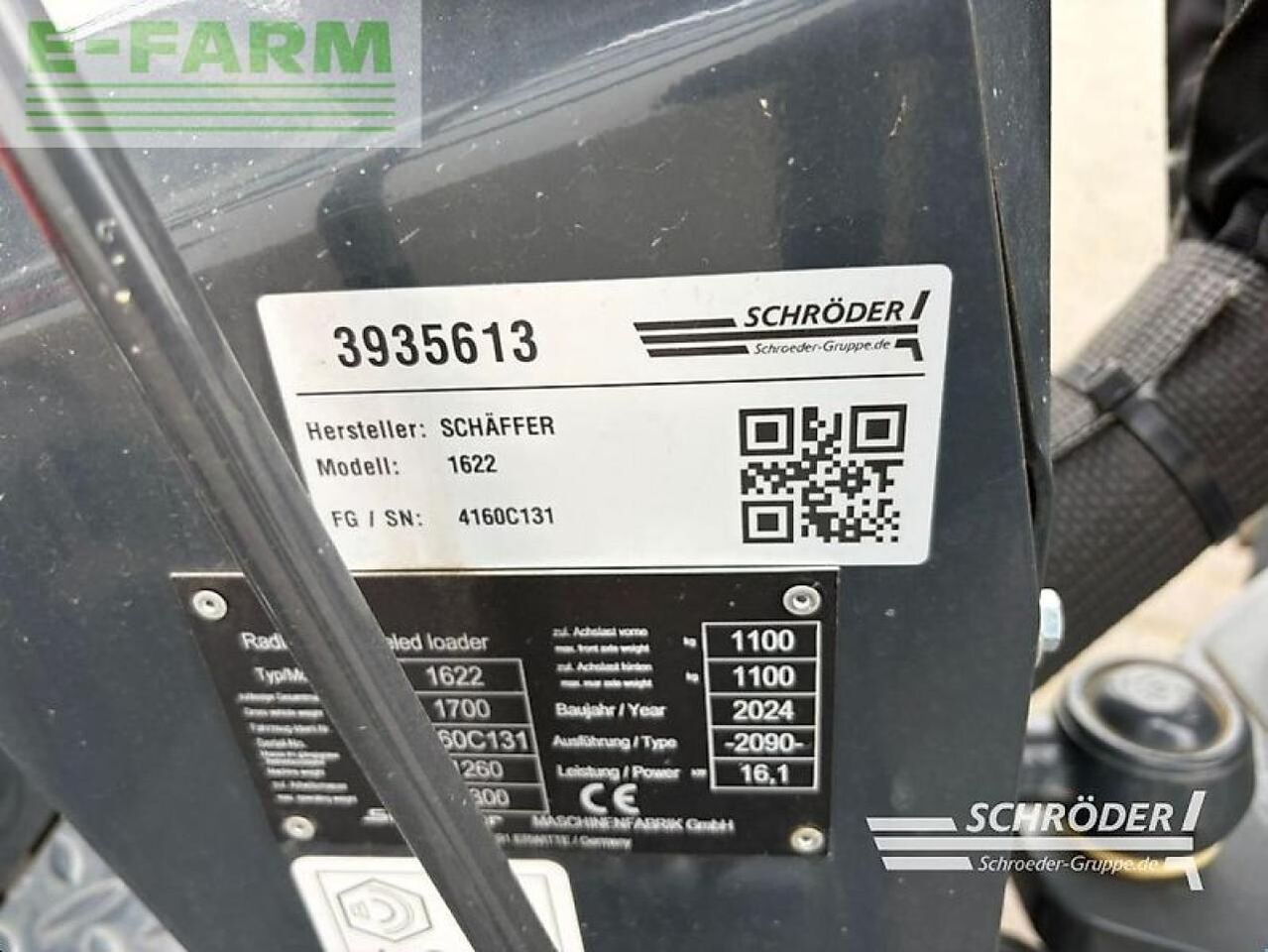 Miniexcavadora Schäffer 1622: foto 9 Miniexcavadora Schäffer 1622: foto 9