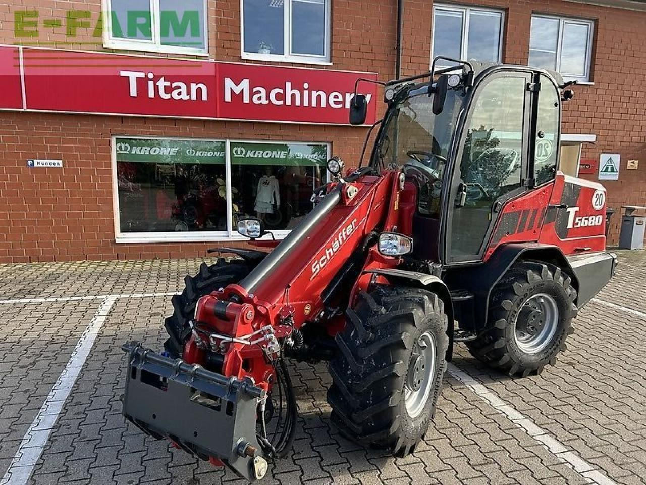 Schäffer 5680 t - Cargadora de ruedas: foto 1 Schäffer 5680 t - Cargadora de ruedas: foto 1