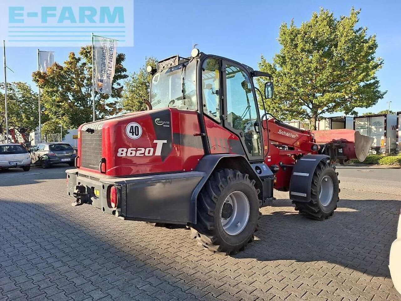 Schäffer 8620t - 2 teleskopradlader 40km/h, klima, 95 kw - Cargadora de ruedas: foto 5 Schäffer 8620t - 2 teleskopradlader 40km/h, klima, 95 kw - Cargadora de ruedas: foto 5