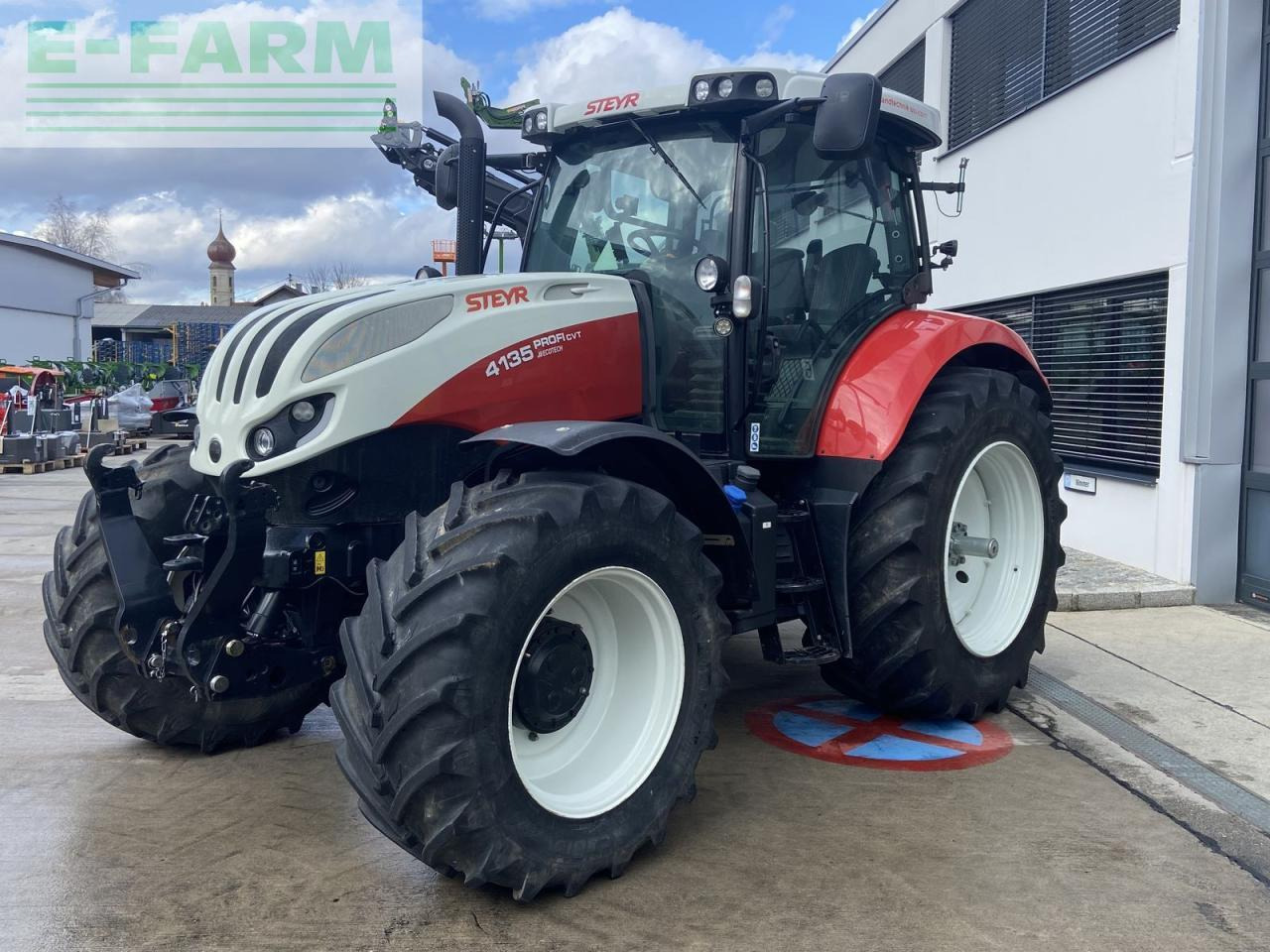 Steyr 4135 profi cvt CVT - Tractor: foto 4 Steyr 4135 profi cvt CVT - Tractor: foto 4