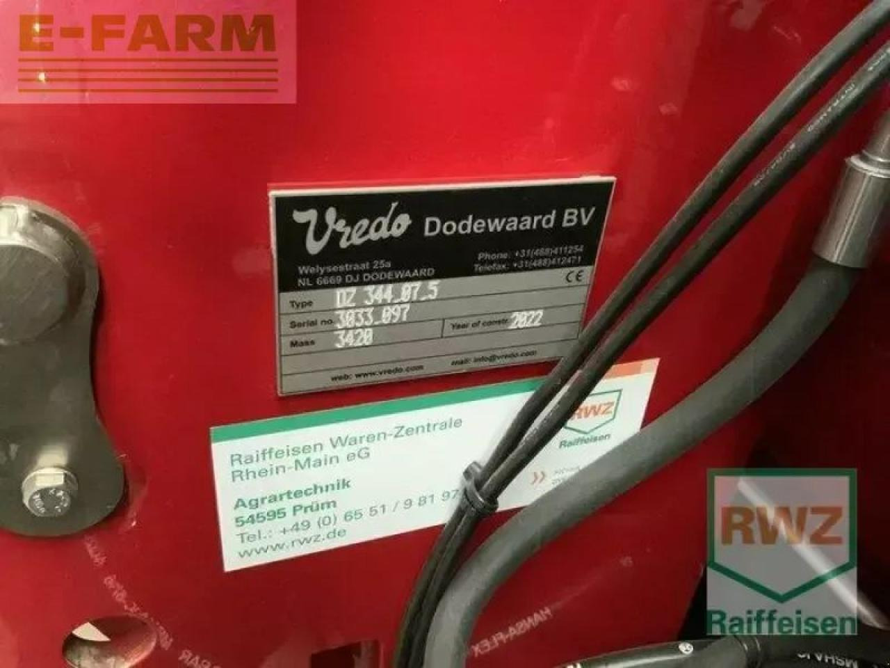 Vredo 344.07.5 agri twin - Sembradora de precisión: foto 4 Vredo 344.07.5 agri twin - Sembradora de precisión: foto 4