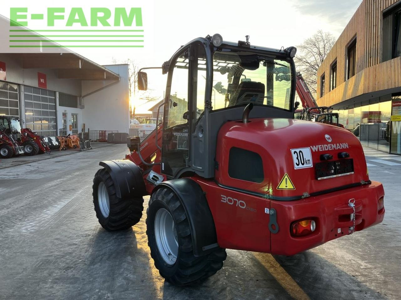 Cargadora de ruedas telescópica Weidemann 3070cx80 teleradlader 3100h, 30km/h 100l hydr.: foto 13