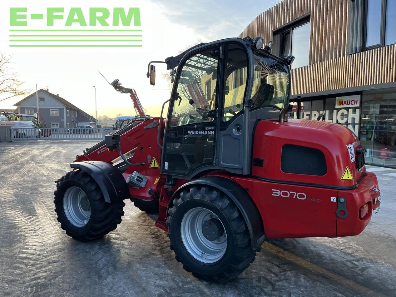 Cargadora de ruedas telescópica Weidemann 3070cx80 teleradlader 3100h, 30km/h 100l hydr.: foto 28