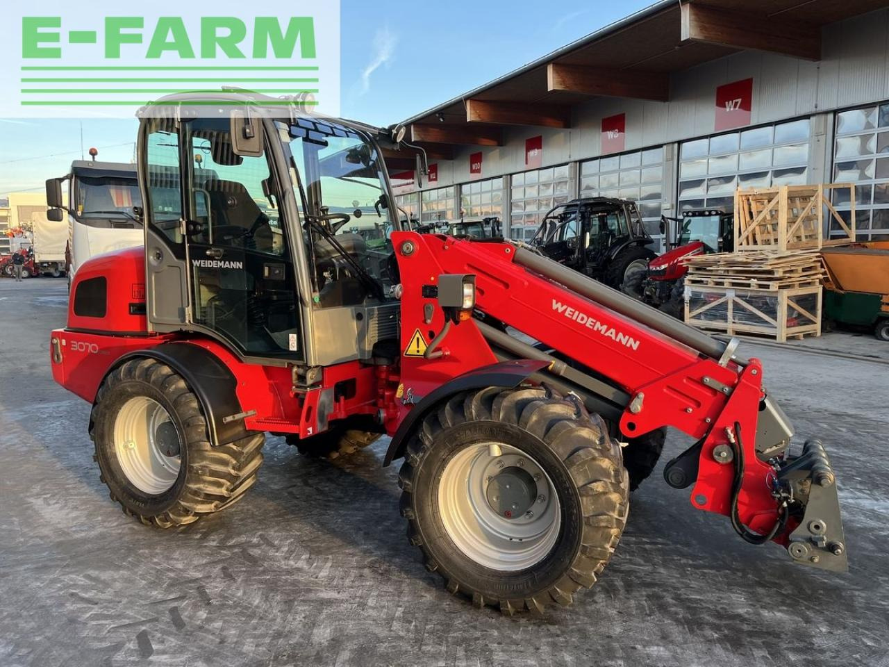 Cargadora de ruedas telescópica Weidemann 3070cx80 teleradlader 3100h, 30km/h 100l hydr.: foto 18