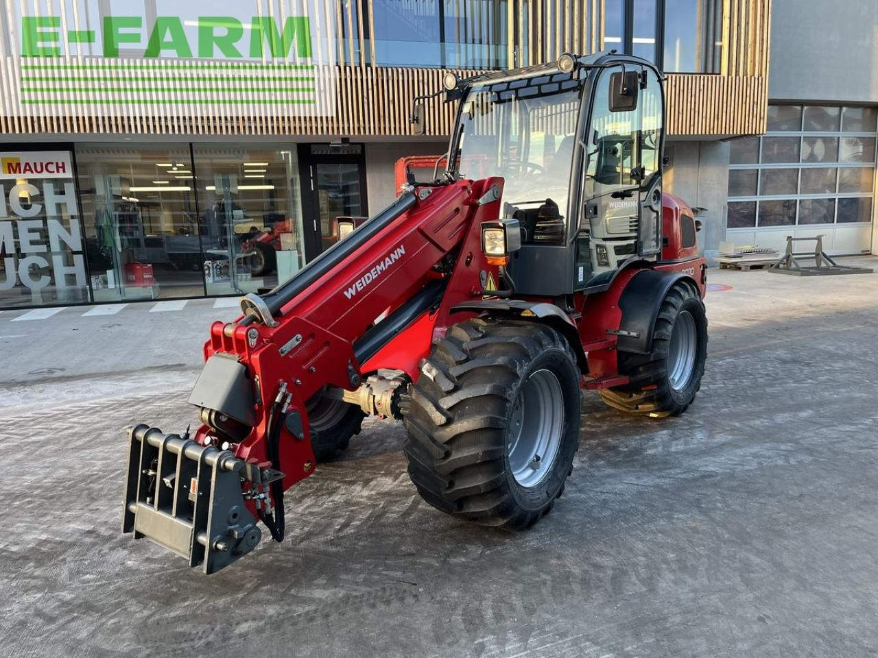Cargadora de ruedas telescópica Weidemann 3070cx80 teleradlader 3100h, 30km/h 100l hydr.: foto 24