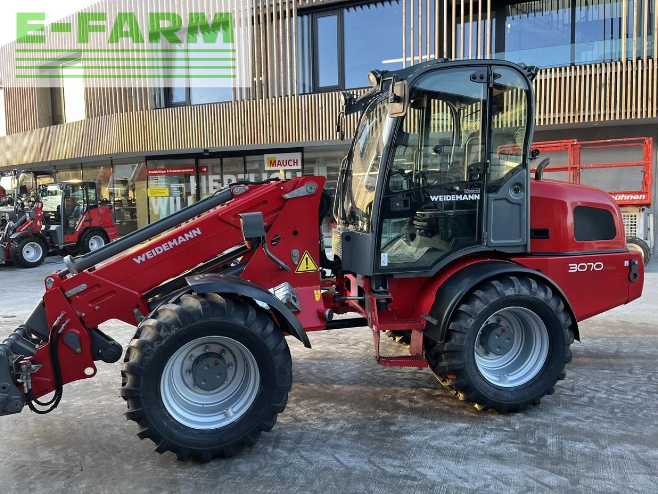 Cargadora de ruedas telescópica Weidemann 3070cx80 teleradlader 3100h, 30km/h 100l hydr.: foto 26