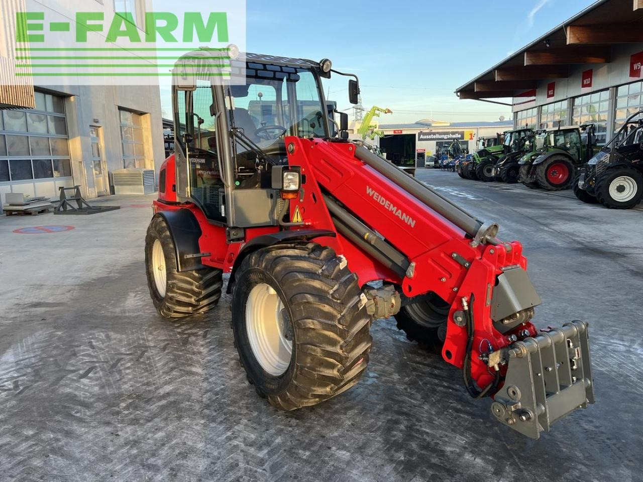 Cargadora de ruedas telescópica Weidemann 3070cx80 teleradlader 3100h, 30km/h 100l hydr.: foto 19