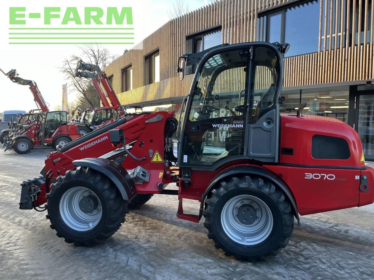 Cargadora de ruedas telescópica Weidemann 3070cx80 teleradlader 3100h, 30km/h 100l hydr.: foto 27