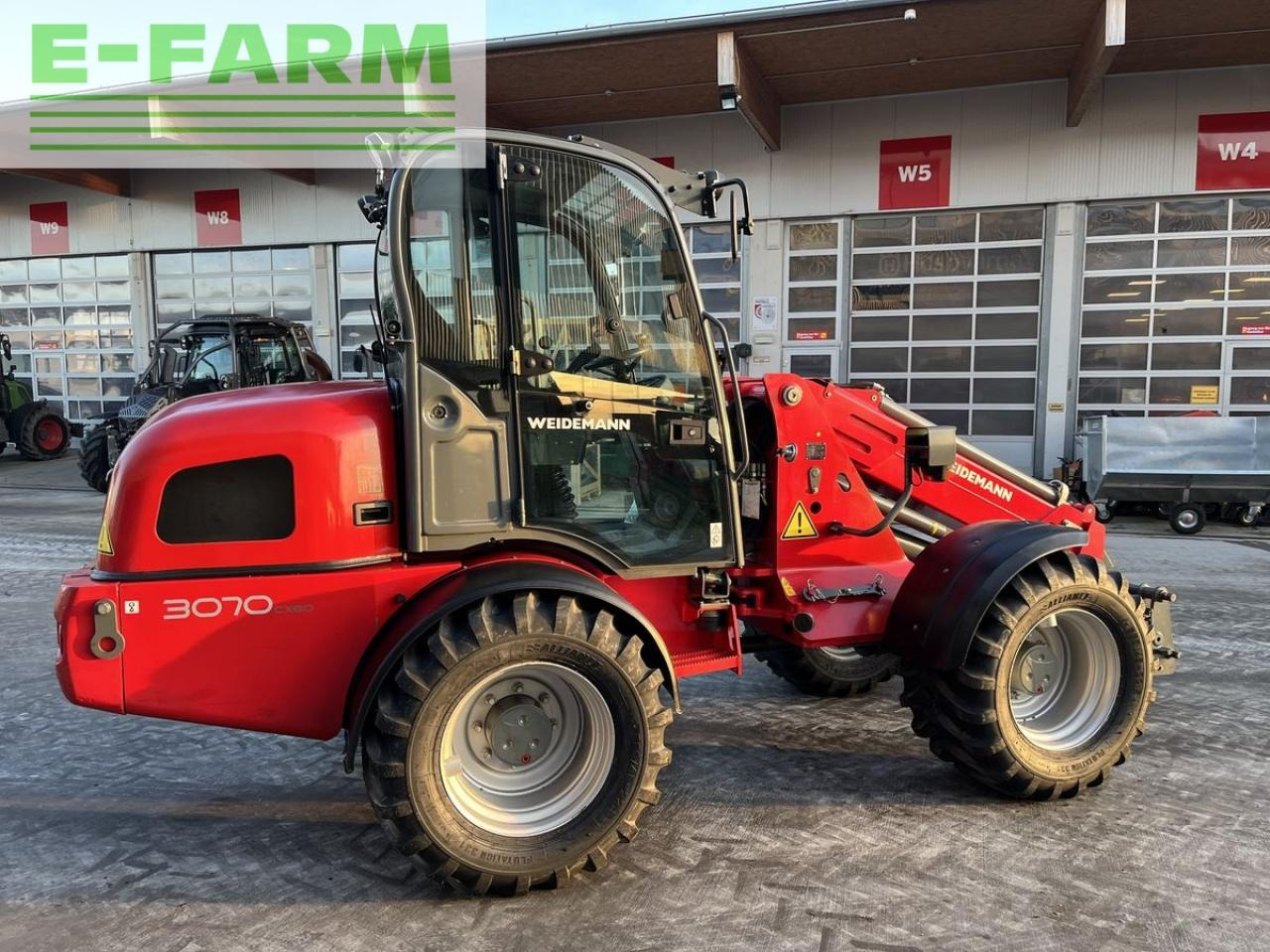 Cargadora de ruedas telescópica Weidemann 3070cx80 teleradlader 3100h, 30km/h 100l hydr.: foto 17