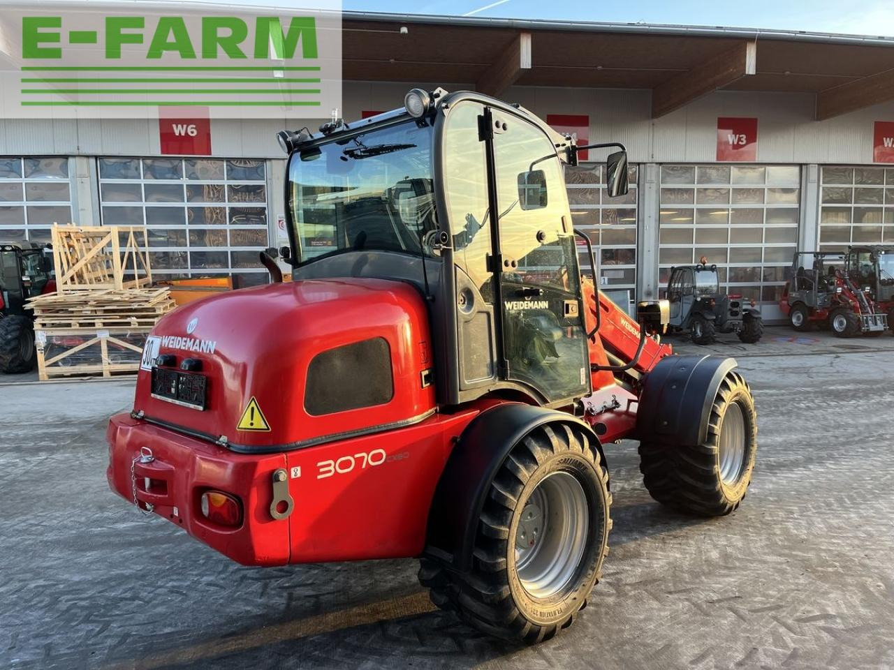 Cargadora de ruedas telescópica Weidemann 3070cx80 teleradlader 3100h, 30km/h 100l hydr.: foto 16