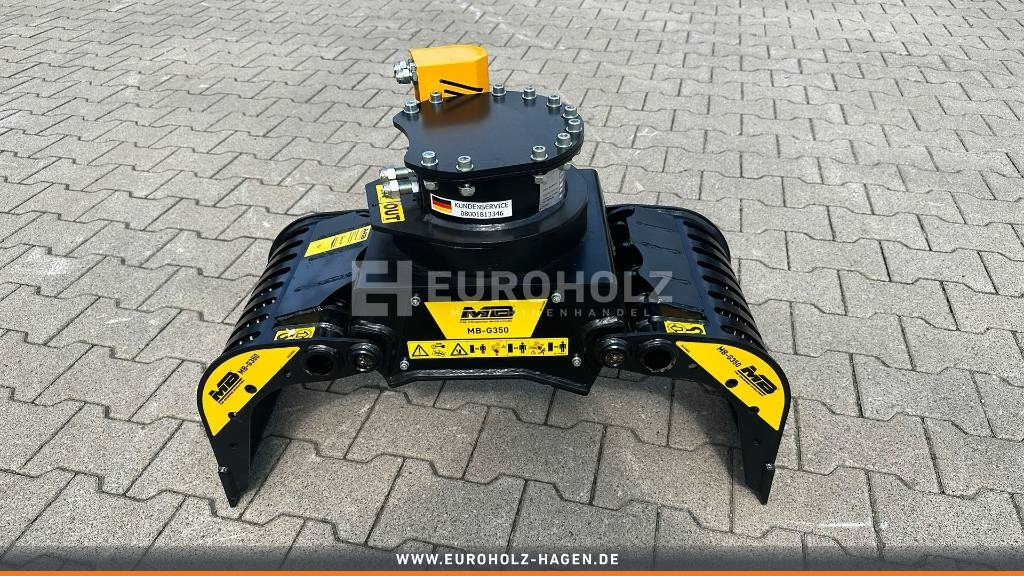 Pinza de manipulación para Maquinaria de construcción nuevo Sortiergreifer MB Crusher MB-G350 S4 1,3 - 2,6 t: foto 8 Pinza de manipulación para Maquinaria de construcción nuevo Sortiergreifer MB Crusher MB-G350 S4 1,3 - 2,6 t: foto 8