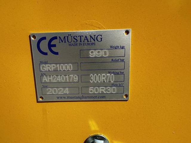 Leasing financiero de Mustang GRP1000 Abbruch- & Sortiergreifer leasing Mustang GRP1000 Abbruch- & Sortiergreifer: foto 13