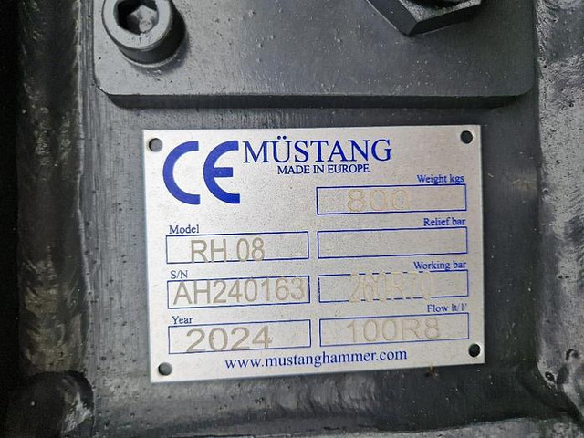 Mustang RH08 Abbruch-Pulverisierer - Martillo hidráulico: foto 3 Mustang RH08 Abbruch-Pulverisierer - Martillo hidráulico: foto 3
