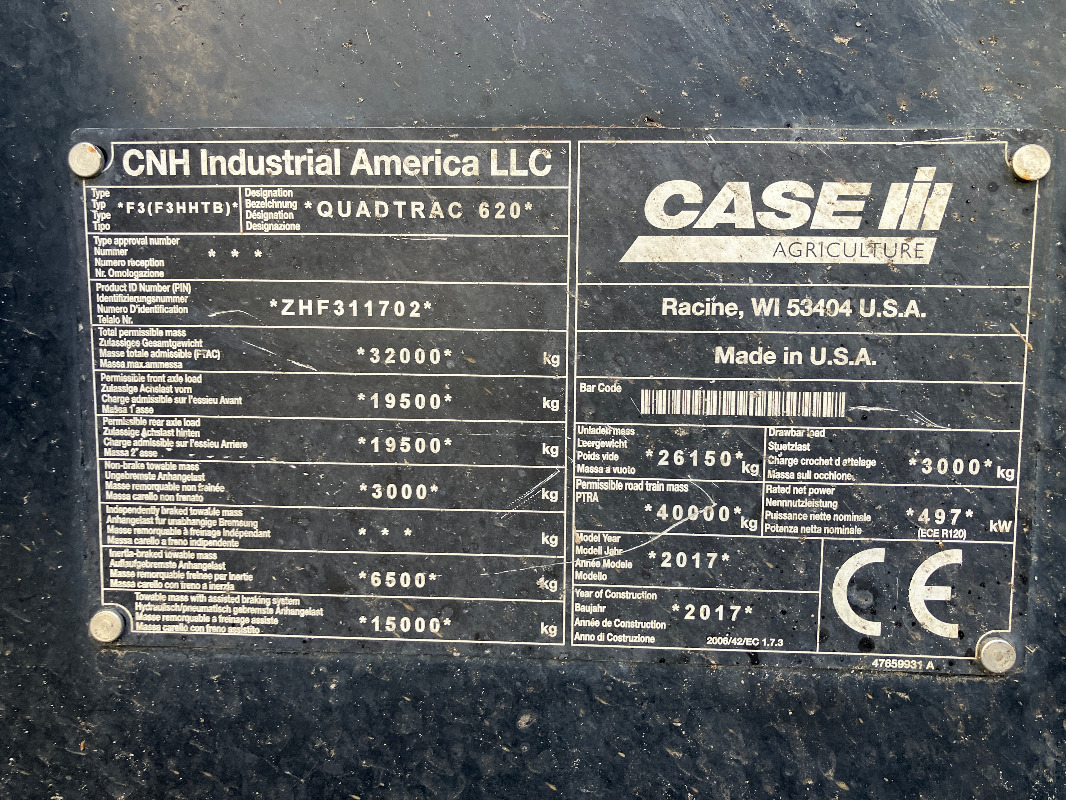 Tractor Case IH Quadtrac 620,  Motor Getriebe neu: foto 7