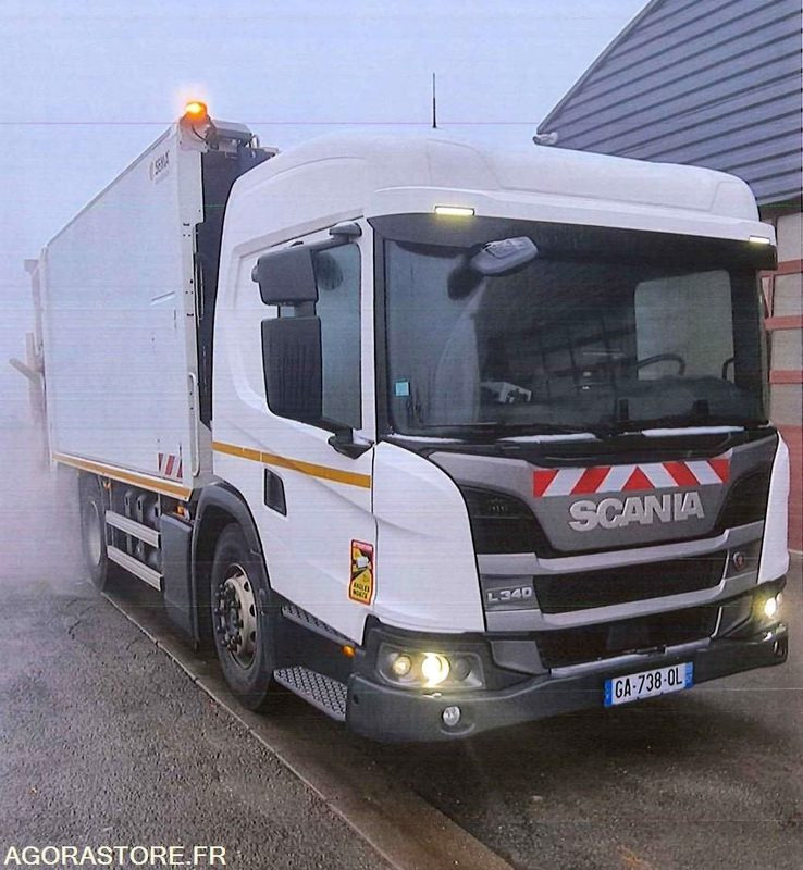 BOM SCANIA L340 71926 kms 2021 GNV - Camión de basura: foto 2 BOM SCANIA L340 71926 kms 2021 GNV - Camión de basura: foto 2