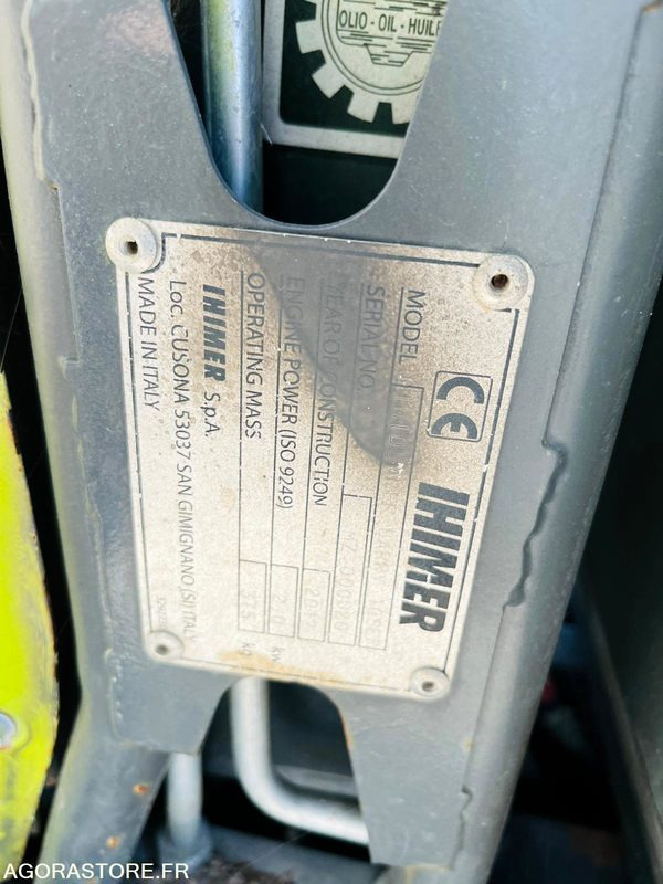 Dúmper de cadenas Brouette à chenille autochargeuse IHIMER 220L - Année 2012: foto 8