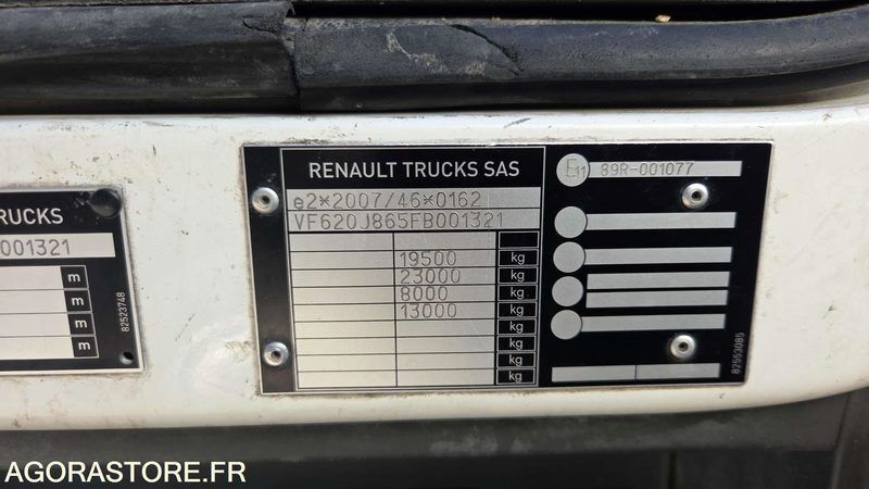 Renault Midlum - 2015 - 178000kms - DT459QB - Cabeza tractora: foto 5 Renault Midlum - 2015 - 178000kms - DT459QB - Cabeza tractora: foto 5